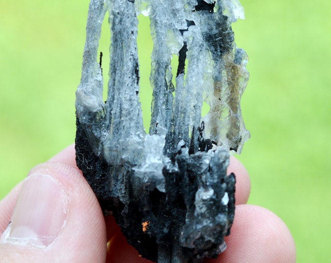 Calcite & Manganese Oxide 16 grams - El Hammam, Ait Mimoune Caïdat, Khémisset Circle, Khémisset Province, Rabat-Salé-Kénitra Region, Morocco