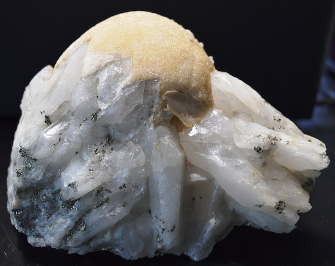 Calcite dolomite pyrite & quartz - 4072 grams - Cavnic Mine, Cavnic, Maramureș, Romania