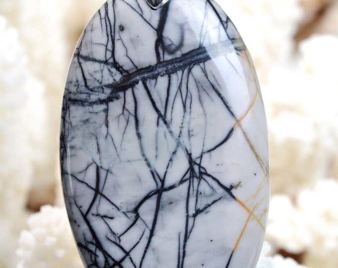 130 Carat Picasso Jasper - Natural Gemstone Cabochon Pendant - Utah, USA // AH22
