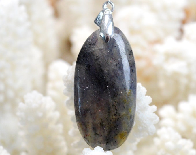 Cordiérite Iolite - 45 carats - pendentif cabochon pierre naturelle - Australie // DR82