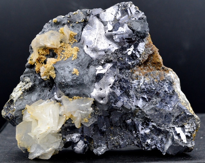 Calcite galena siderite - 594 grams - Turț Mine, Turț, Negrești-Oaș, Oaș Mountains, Satu Mare, Romania