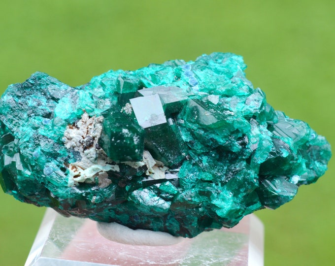 Dioptase 46 grams - Tantara Mine, Shinkolobwe, Kambove Territory, Haut-Katanga, DR Congo