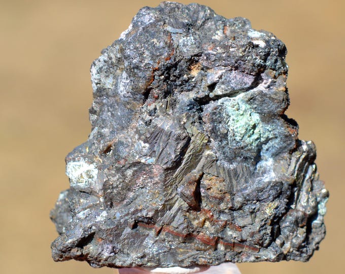 Native bismuth 136 grams - Tazna Mine, Tasna Rosario, Cerro Tazna, Cotagaita Municipality, Nor Chichas Province, Potosí, Bolivia