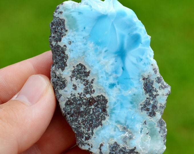 Pectolite var. Larimar 55 grams - Filipinas Larimar Mine, Los Checheses, Sierra de Baoruco, Barahona Province, Dominican Republic