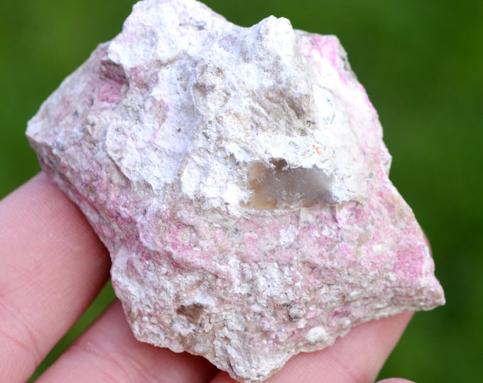 Sepiolite & Pink Opal var. Quinzite - 100 grams - Quincy, Vierzon, Cher, Centre-Val de Loire, France