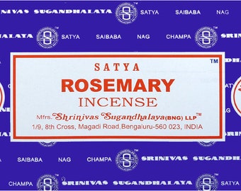 Incense - Satya - Rosemary Scent - One box