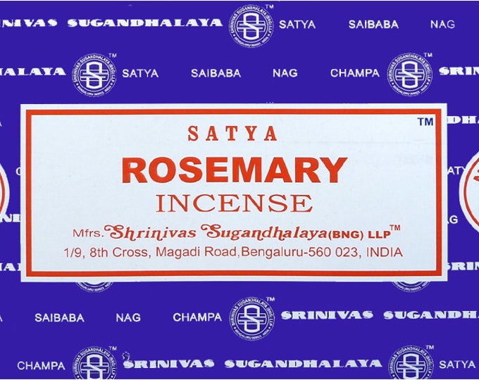 Incense - Satya - Rosemary Fragrance - One box