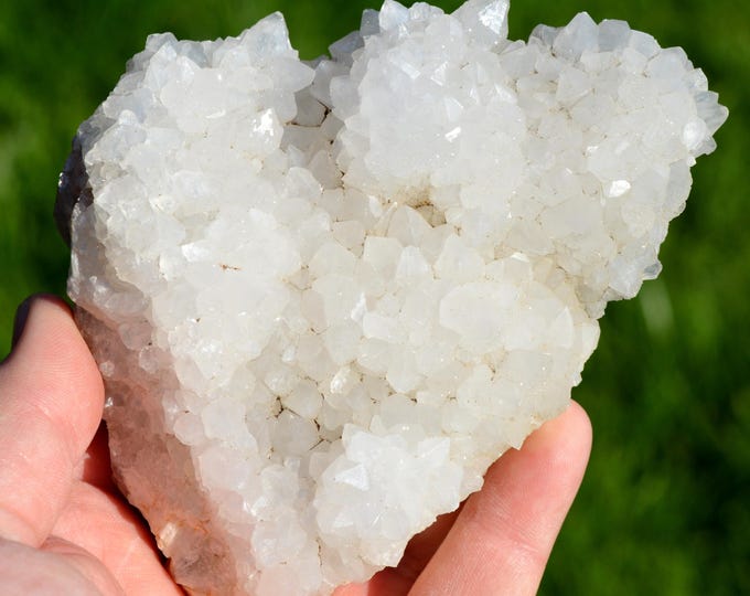 Quartz 727 grams - L'Argentolle, Saint-Prix, Autun, Saône-et-Loire, Bourgogne-Franche-Comté, France