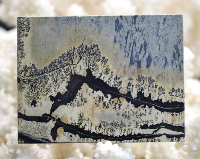 Polished Slice - Landscape Stone 66 mm - Guilin, Guangxi, China