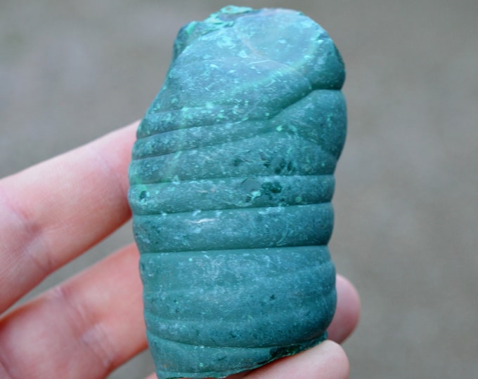 Malachite 343 grams - Mashamba West Mine, Kolwezi mining district, Lualaba, DR Congo