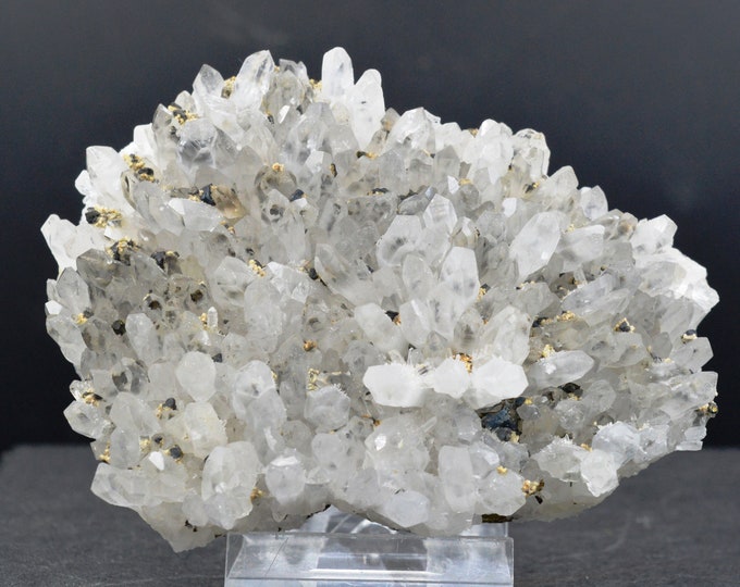 Chalcopyrite & quartz - 254 grams - Baia Sprie, Maramureș, Romania