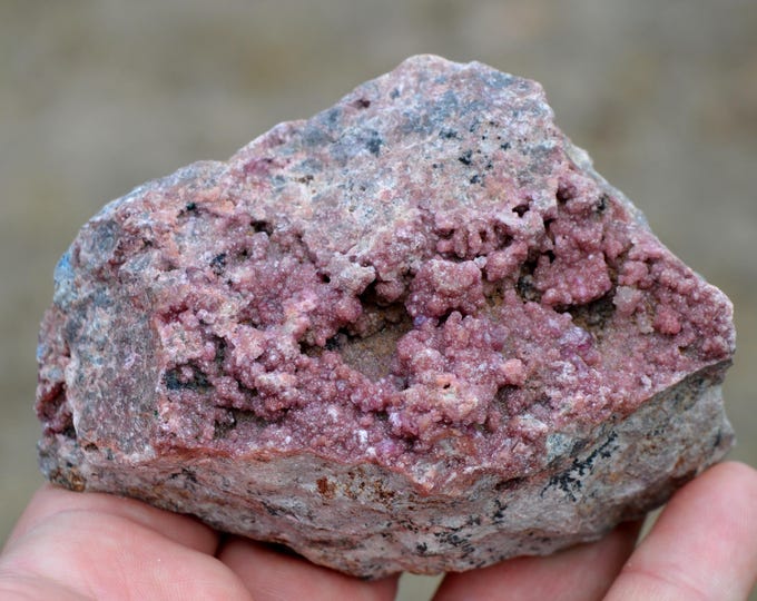 Cobalto-calcite 375 grams - Kolwezi mining district, Lualaba, DR Congo