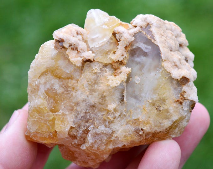 Calcite & Fluorite 315 grams - El Hammam Mine, Khémisset Province, Rabat-Salé-Kénitra Region, Morocco