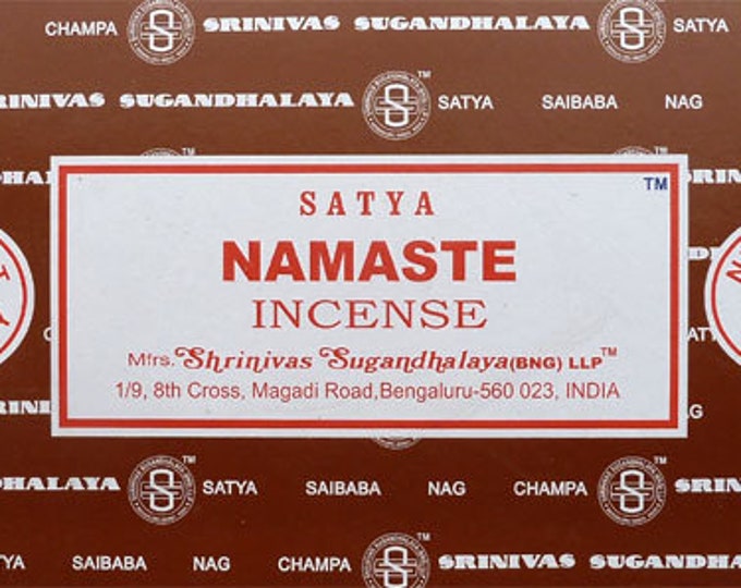 Incense - Satya - Namaste Perfume - One box