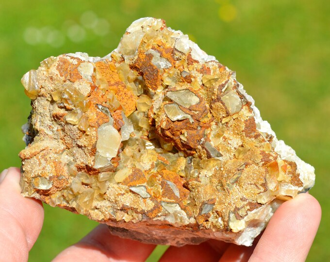 Calcite 490 grams - Beez quarry, Namur, Namur, Wallonia, Belgium