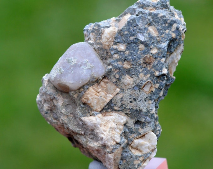 Albite Var. Andesine & Beta Quartz in Esterellite 38 grams - Massif de l'Esterel, Saint Raphael, Var, France