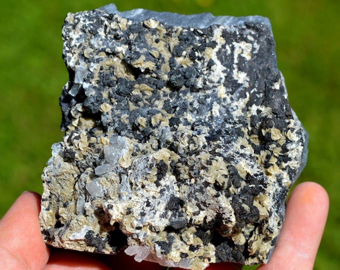 Siderite & Baryte Sphalerite 590 grams - Peyrebrune, Montredon-Labessonnié, Castres, Tarn, Occitanie, France