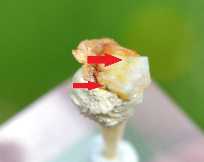 Mrázekite 0.15 grams - Rainer mining field, Podlipa deposit, Ľubietová, Banská Bystrica District, Banská Bystrica Region, Slovakia