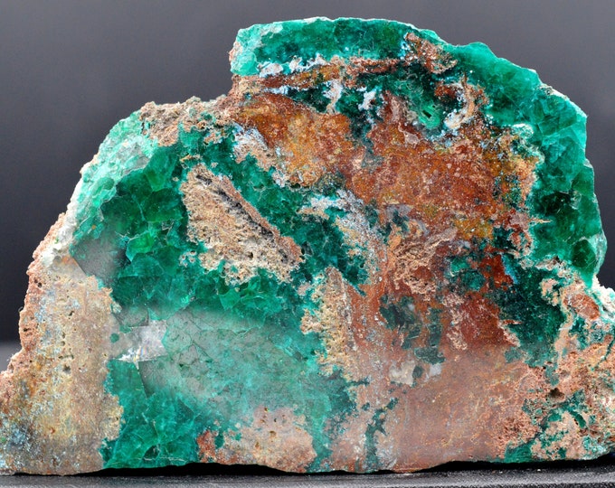 Dioptase & planiteite 177 grams - Mpita prospect, Kimbedi, Mindouli District, Pool Department, Republic of Congo (Brazzaville)