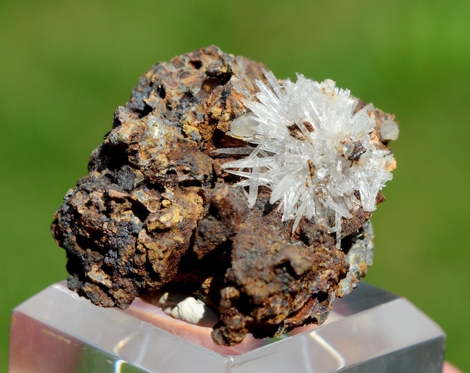 Aragonite 15 grams - Gergovie, La Roche-Blanche, Clermont-Ferrand, Puy-de-Dôme, Auvergne-Rhône-Alpes, France