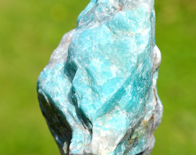 Microcline var. Amazonite & Quartz 213 grams - Fasimena Pegmatite, Fasimena, Ambositra II, Ambositra District, Amoron'i Mania, Madagascar