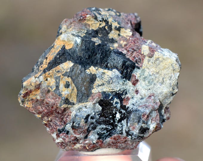Eudialyte & Arfvedsonite 99 grams - Ilímaussaq complex, Kujalleq, Greenland