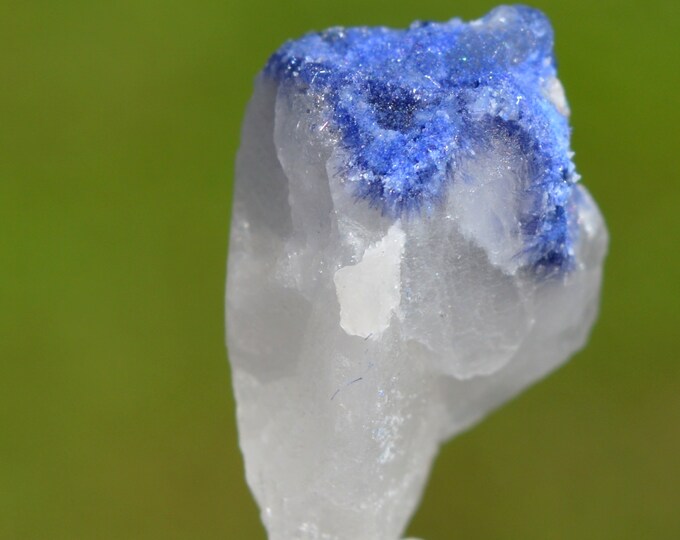 Dumortierite Quartz 7.8 grams - Vaca Morta quarry, Serra da Vereda, Boquira, Bahia, Brazil