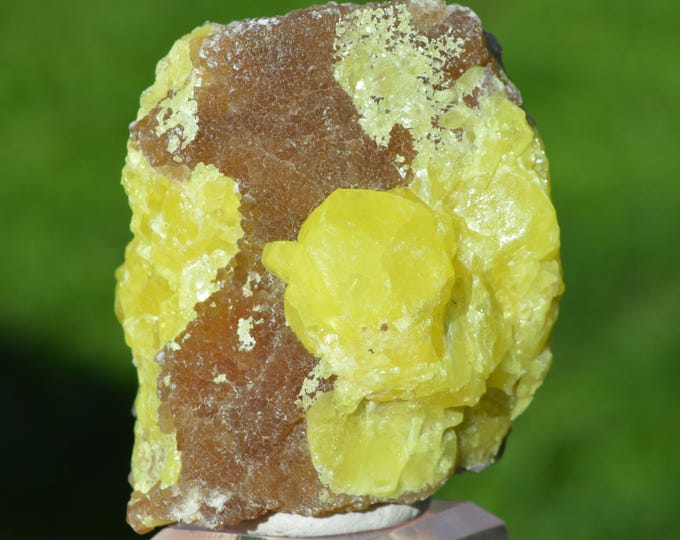 Aragonite Sulfur 91 grams - Favara, Agrigento Province, Sicily, Italy