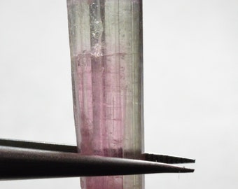Natural terminated bicolor tourmaline 9.97 carats Natural terminated bicolor tourmaline