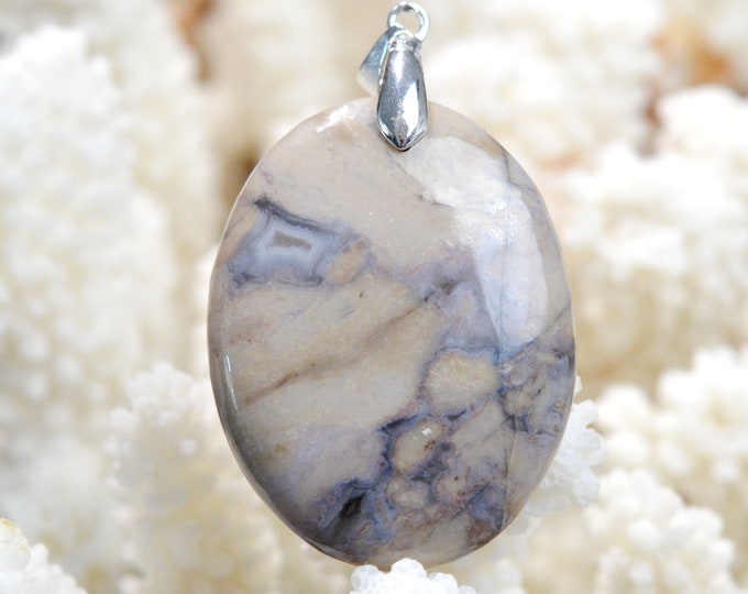 Agate 69 carats - pendentif cabochon pierre naturelle - Mexique // DW42
