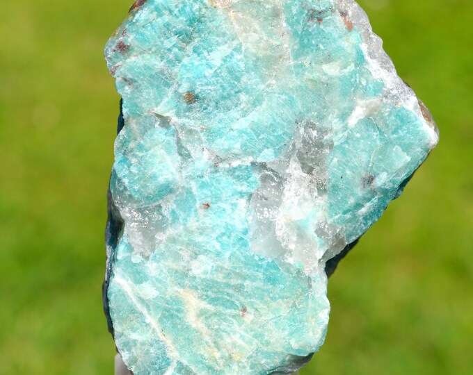 Microcline var. Amazonite & Quartz 344 grams - Fasimena Pegmatite, Fasimena, Ambositra II, Ambositra District, Amoron'i Mania, Madagascar