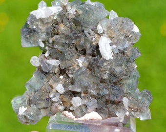 Fluorite & Quartz 73 grams - Okorusu Mine, Otjozondjupa Region, Namibia - Fluorescent