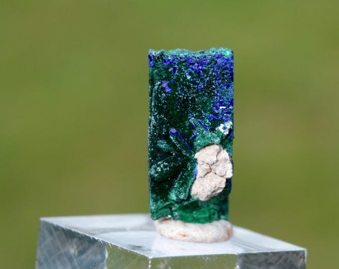Azurite Malachite 3.5 grams - Touissit, Touissit-Bou Beker mining district, Jerada Province, Oriental Region, Morocco