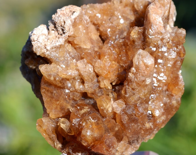 Natural unheated citrine 137 grams - Bakrit, Ifrane Province, Fez-Meknes Region, Morocco