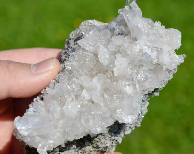 Quartz & Hematite 628 grams - Les Deux Alpes, Grenoble, Isère, Auvergne-Rhône-Alpes, France