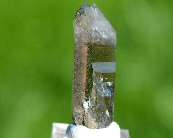 Smoky quartz 6.3 grams - Minstigertal (Münstigertal), Münster, Goms, Valais, Switzerland