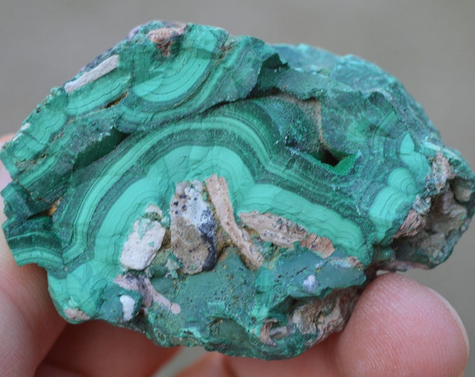 Malachite 153 grams - Mashamba West Mine, Kolwezi mining district, Lualaba, DR Congo