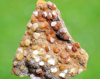 Calcite & Sidérite 44 grammes - Peyrebrune, Montredon-Labessonnié, Castres, Tarn, Occitanie, France