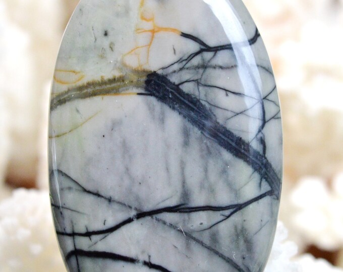 78 Carat Picasso Jasper - Natural Gemstone Cabochon Pendant - Utah, USA // AH68