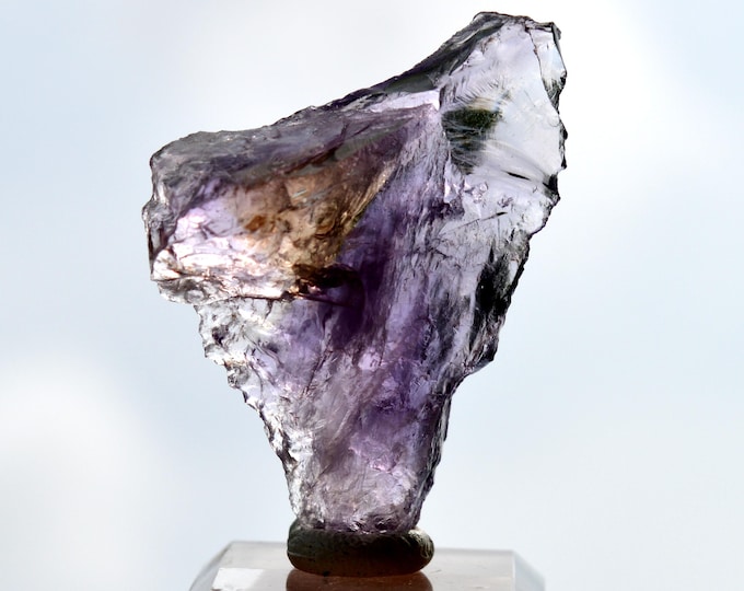 Quartz var. Ametrine 11 grams - Anahi Mine, Puerto Suárez Municipality, Germán Busch Province, Santa Cruz, Bolivia