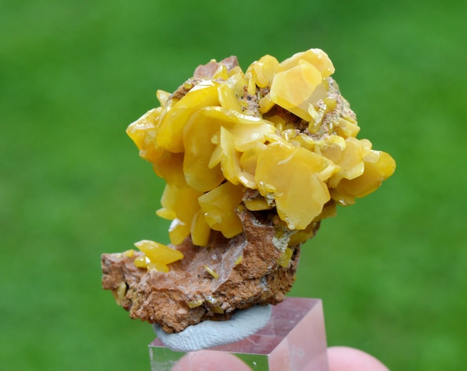Wulfenite 36 grams - Mibladen mining district, Morocco