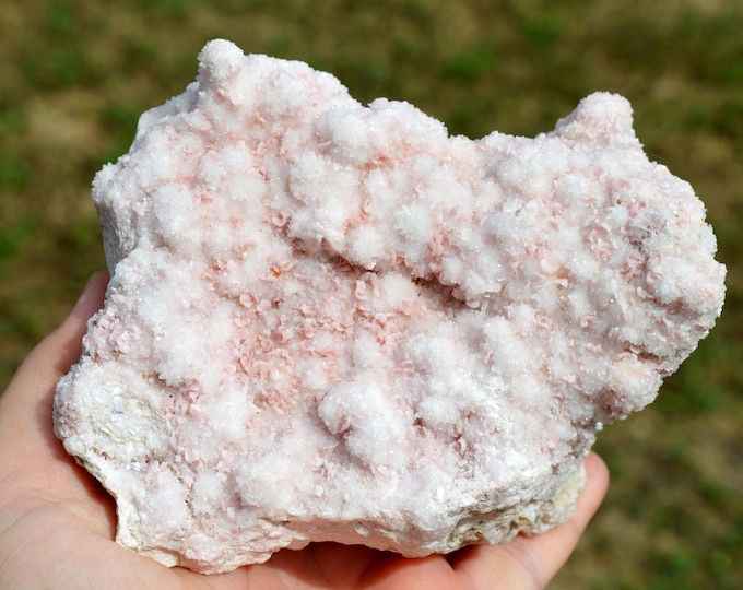 Rhodochrosite & Quartz 1800 grams - Cavnic, Maramureș County, Romania
