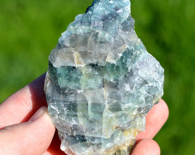 Fluorite 262 grams - La Barre Mine, Saint-Jacques-d'Ambur, Puy-de-Dôme, Auvergne-Rhône-Alpes, France