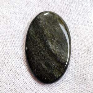 Obsidienne dorée 52 carats - cabochon pierre naturelle - Mexique / EQ37