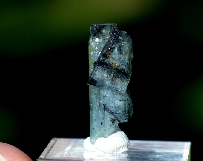 Beryl var. Aquamarine 3.8 carats - Erongo Mountains, Karibib Constituency, Erongo Region, Namibia