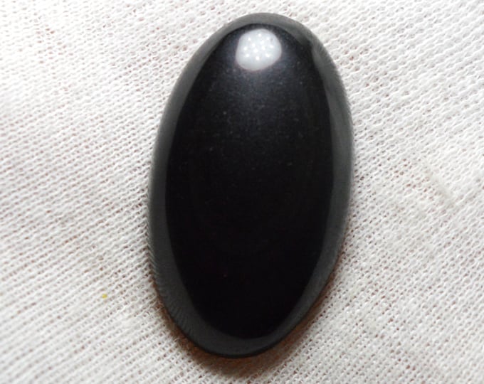 Obsidian 48 carats - natural stone cabochon - Mexico / FC37