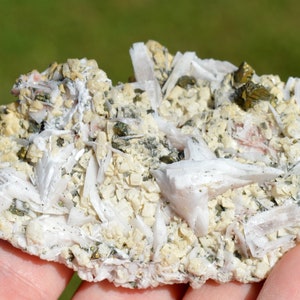 Barite & Dolomite chalcopyrite 164 grams - Dreislar Mine, Dreislar, Winterberg, Sauerland, North Rhine-Westphalia, Germany