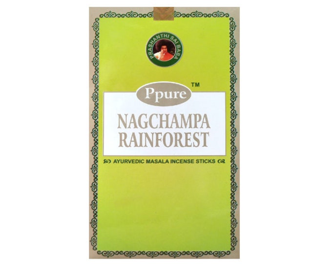 Incense - Pure Nagchampa - Rain Forest Scent - One box