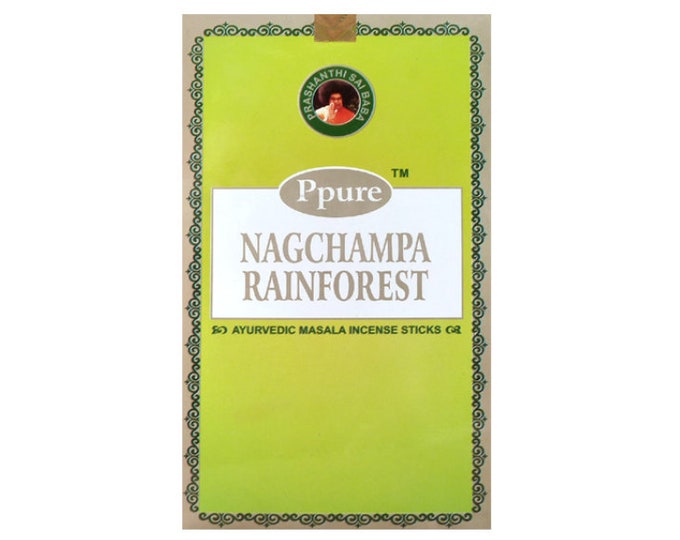 Incense - Ppure Nagchampa - Rain Forest Fragrance - One box