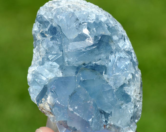 Celestine 257 grams - Sakoany deposit, Katsepy, Mitsinjo, Boeny, Madagascar